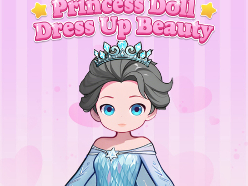 Leikur Princess Doll Klæddu fegurð á netinu
