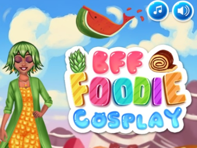 Leikur BFF Foodie Cosplay á netinu