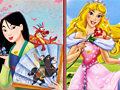 Leikur Mulan og Aurora á netinu