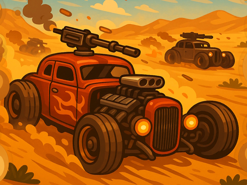 Leikur Hot Rods Arena Stars á netinu