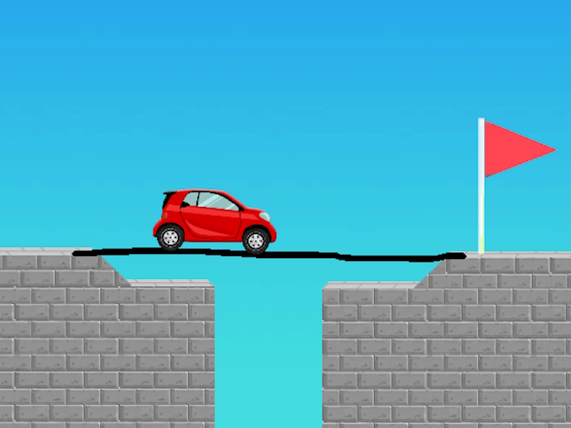 Leikur Teiknaðu Bridge Brain Game á netinu
