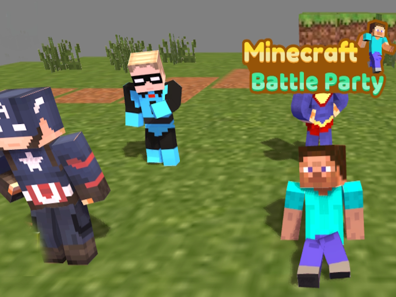 Leikur Minecraft Battle Party á netinu