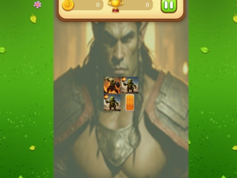 Leikur Orc minni samsvörun á netinu