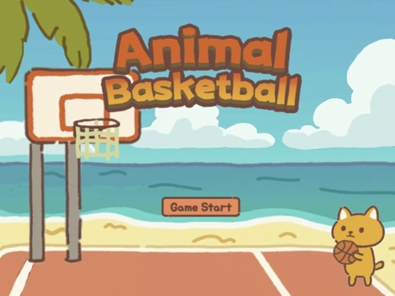 Leikur Dýrakörfubolti á netinu