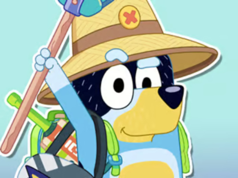 Leikur Jigsaw Puzzle: Bluey Hamingjusamur föðurdagur á netinu