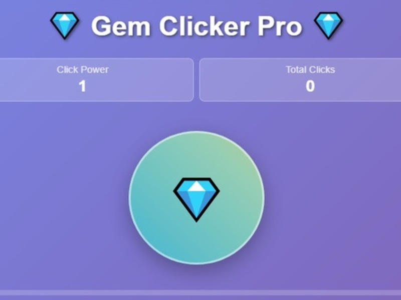 Leikur Gem Clicker Pro á netinu