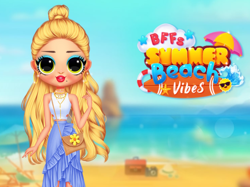 Leikur BFFS Summer Beach Vibes á netinu