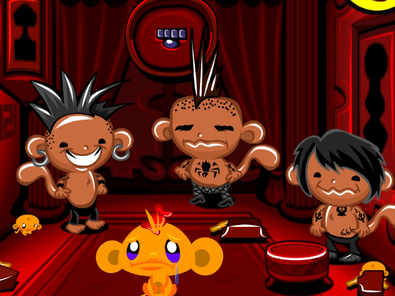 Leikur Monkey farðu ánægður 958 á netinu