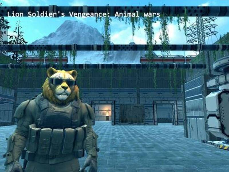 Leikur Hefnd Lion Soldier: Animal Wars á netinu