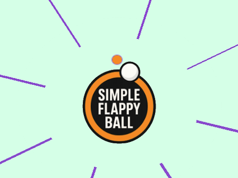 Leikur Einfaldur flappy bolti á netinu