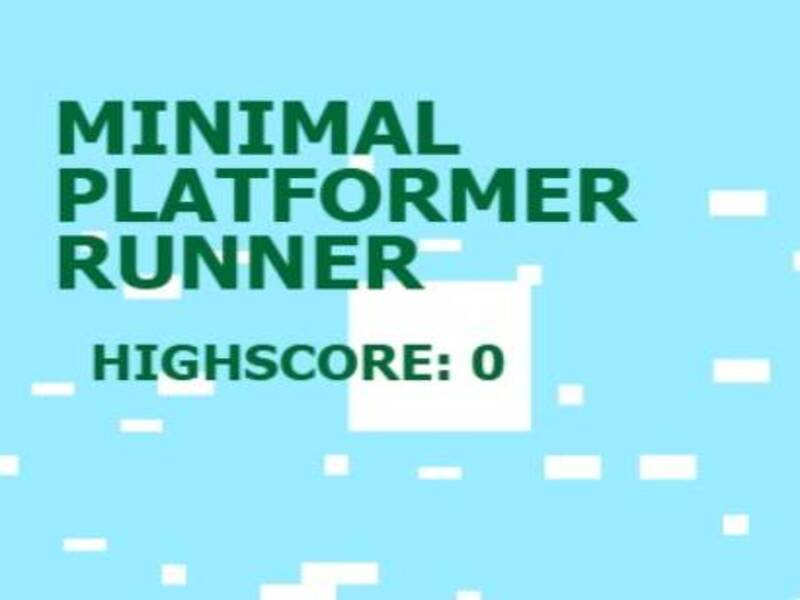 Leikur Minimal Platformer Runner á netinu