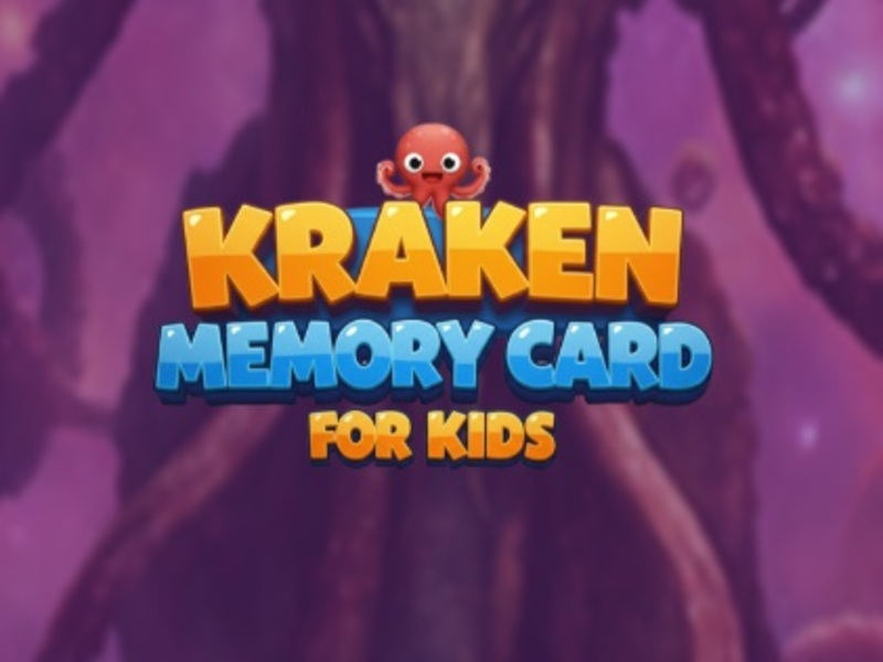 Leikur Kraken minniskort fyrir krakka á netinu