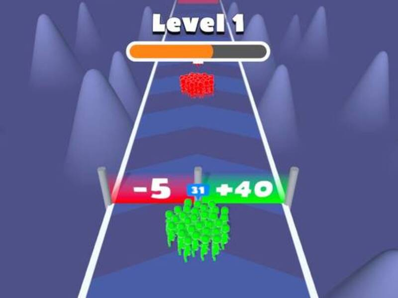 Leikur Stickman Count Masters á netinu