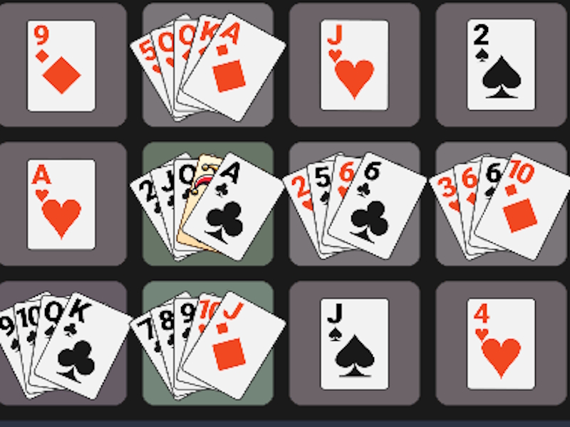 Leikur Póker2048 á netinu