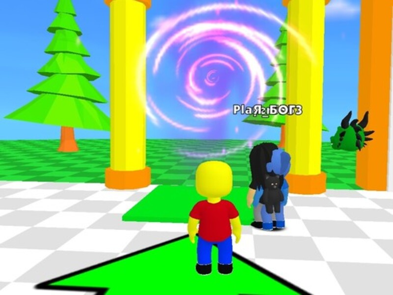Leikur Roblox: Gólfið er Lava Challenge á netinu