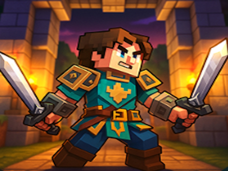 Leikur Steve Dungeon Adventure á netinu