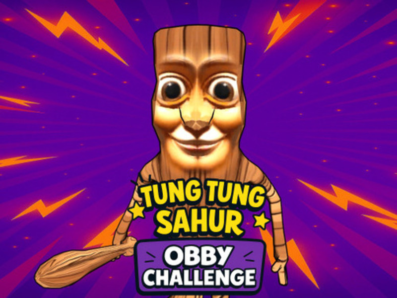 Leikur Tung Tung Sahur: Obby Challenge á netinu