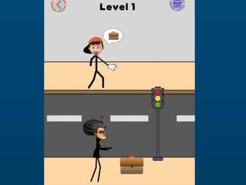 Leikur Kennaraþraut Stickman leikir á netinu