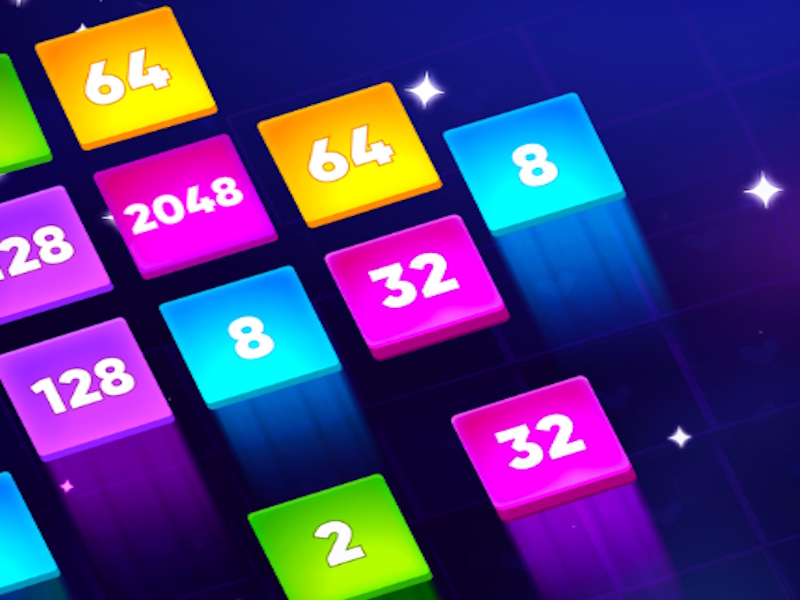 Leikur 2048 Brjálaður sameining á netinu