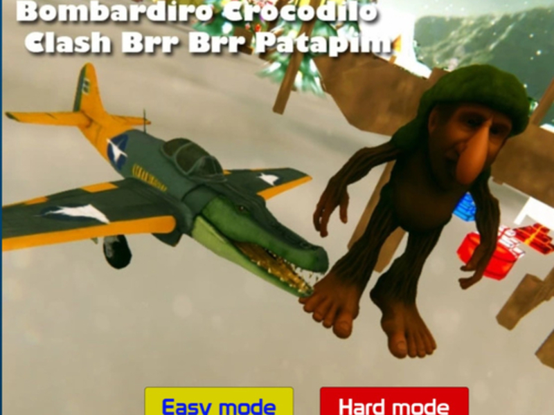 Leikur Bombardiro crocodilo skellur brr patapim á netinu