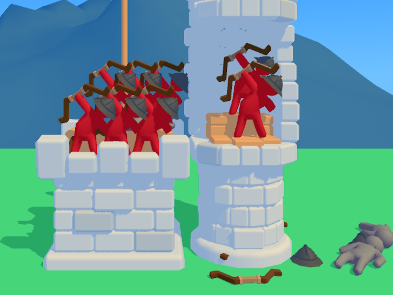Leikur Archers Heroes: Castle War á netinu