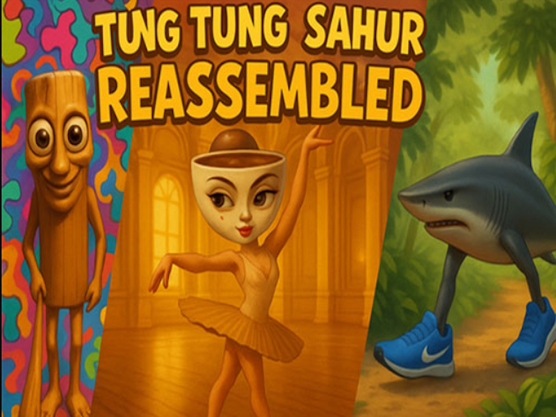 Leikur Tung Tung Sahur settur saman á netinu