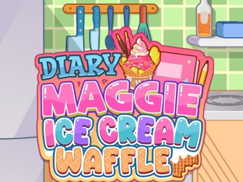 Leikur Dagbók Maggie: Ísvöffla á netinu