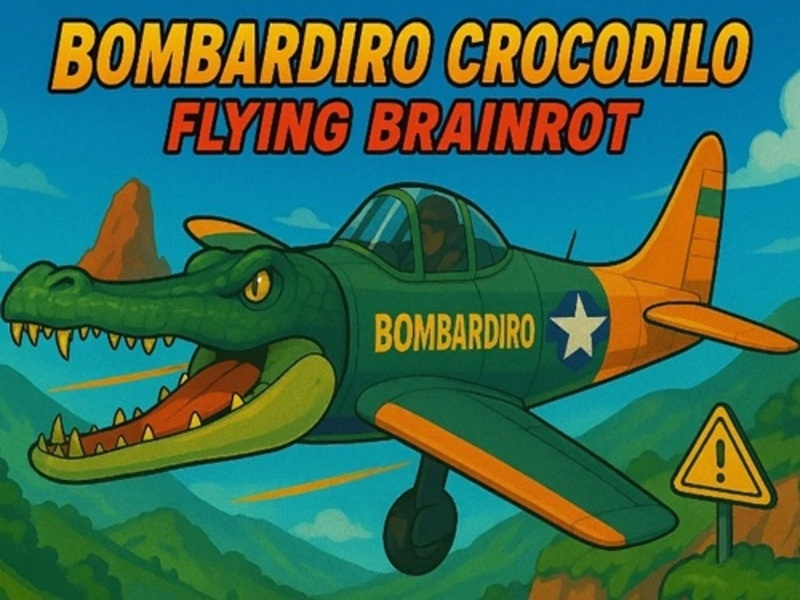 Leikur Bombardiro crocodilo fljúgandi heila á netinu