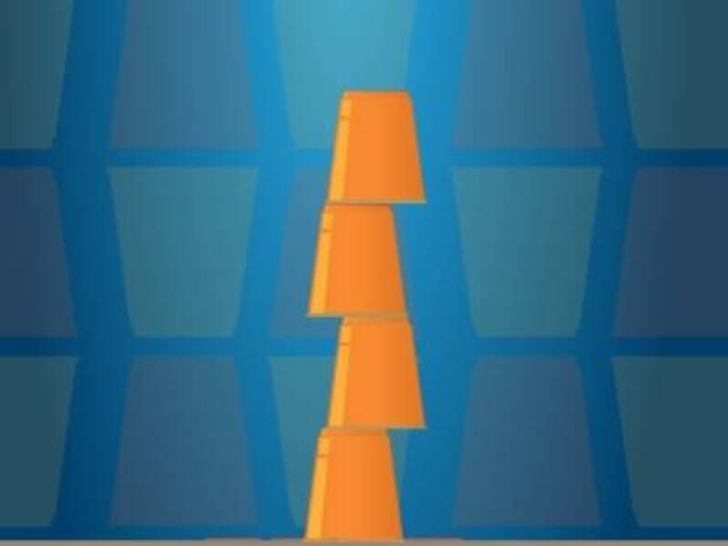 Leikur Bikarinn Tower Builder á netinu