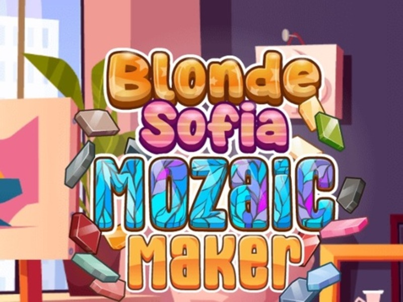 Leikur Blonde Sofia: Mozaic Maker á netinu